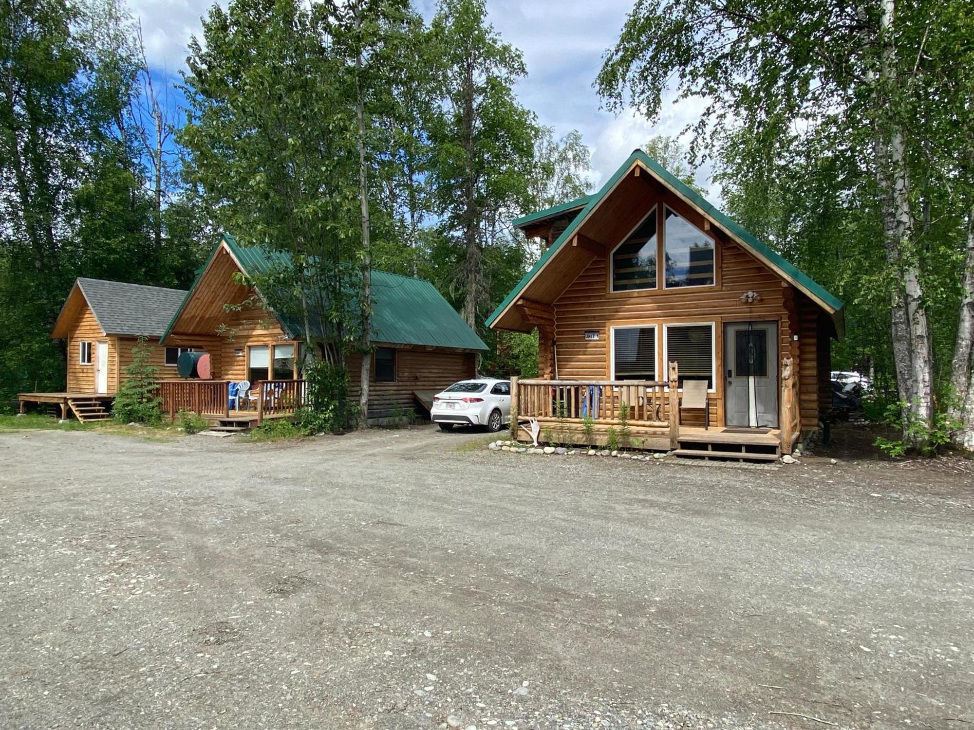 Talkeetna Log Cabin With Hot Tub Unit 1 Eksteriør bilde