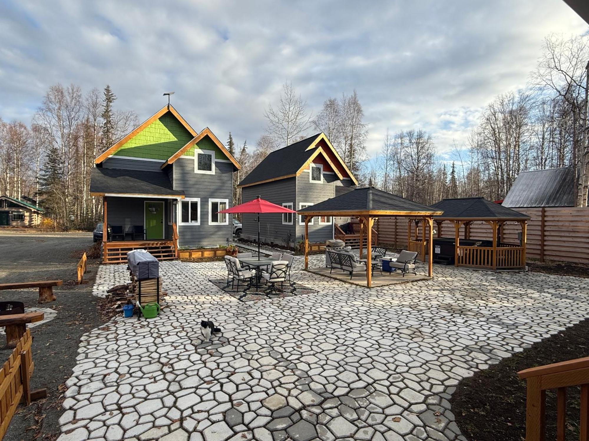 Talkeetna Log Cabin With Hot Tub Unit 1 Eksteriør bilde