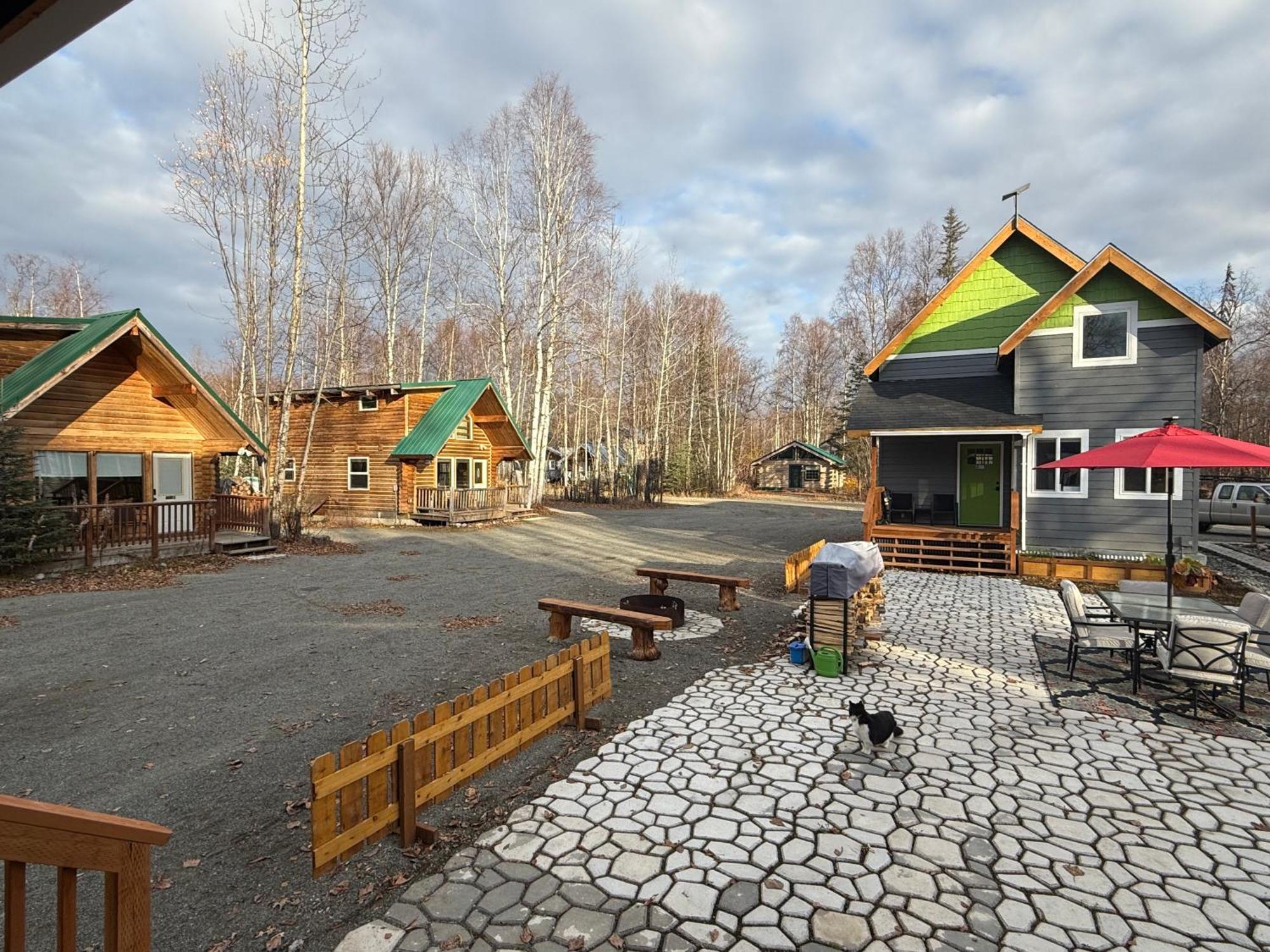 Talkeetna Log Cabin With Hot Tub Unit 1 Eksteriør bilde
