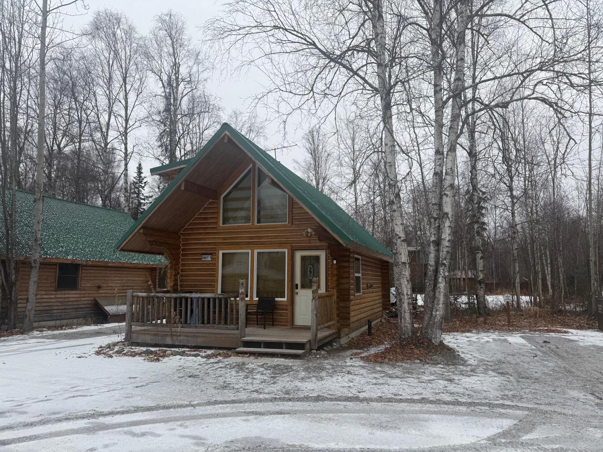 Talkeetna Log Cabin With Hot Tub Unit 1 Eksteriør bilde